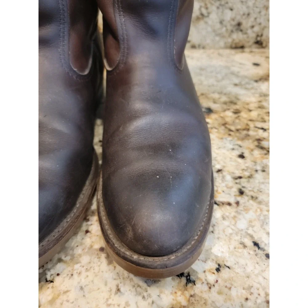 Red Wing 1155 Men's 12C Leather Work Boots Brown Oiled Pecos Cowboy Western